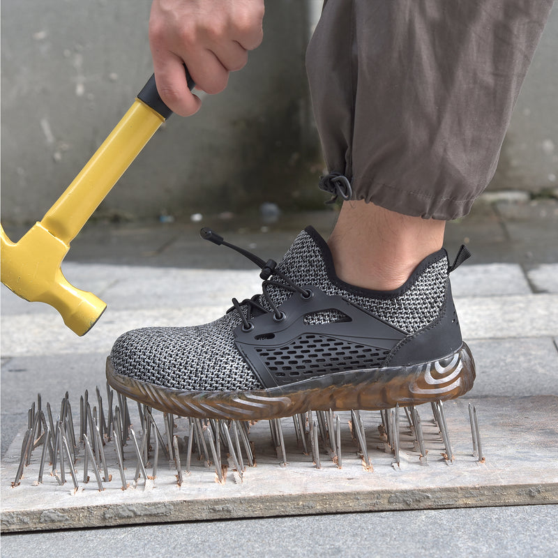 Load image into Gallery viewer, FRESH | SUADEX Breathable Steel Toe Sneakers