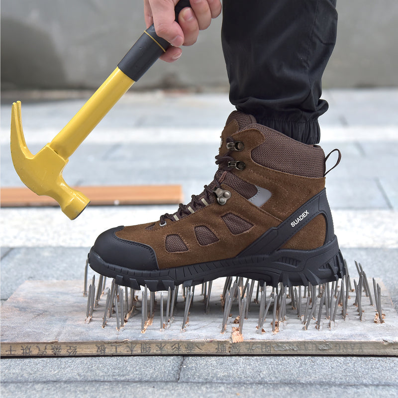 Load image into Gallery viewer, SNAZZY | SUADEX Steel Toe Boots for Men Women