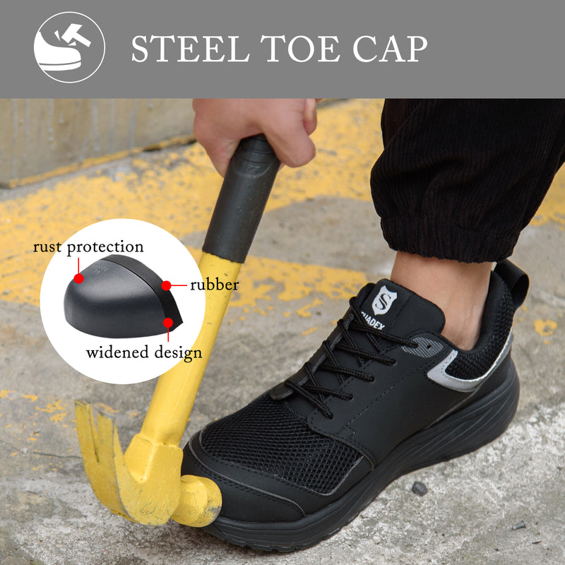 Load image into Gallery viewer, EDGE | SUADEX Lightweight Steel Toe Safety Shoes