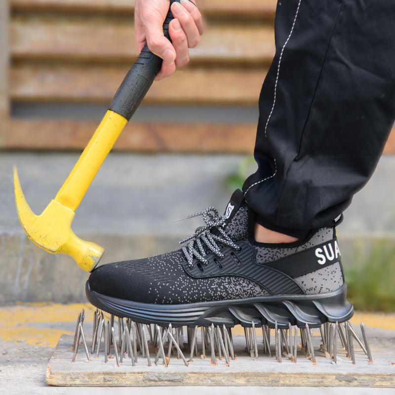Laden Sie das Bild in Galerie -Viewer, {Suadex Männer Frauen Industriestahl Zehenschuh Schuh
