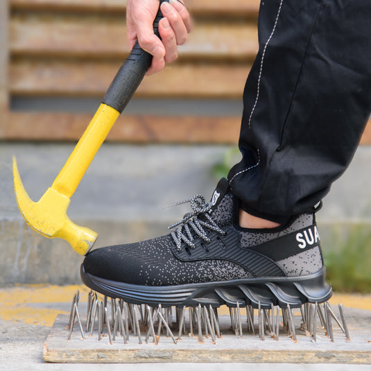 Suadex Männer Frauen Industriestahl Zehenschuh Schuh