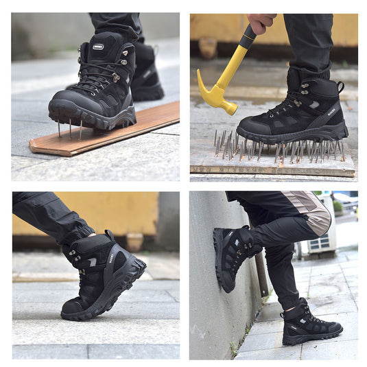 Suadex Männer Frauen unzerstörbarer Stahlzehen Arbeitsstiefel